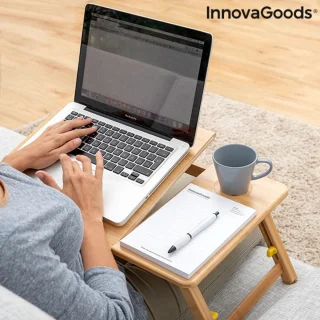 InnovaGoods Lapwood Bijzettafel