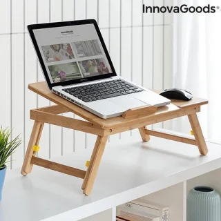 InnovaGoods Lapwood Bijzettafel