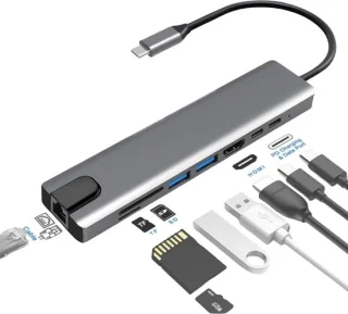Interhub USB-C Hub Docking Station
