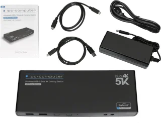 IPC-Computer PRIPC1 Dual 4K USB Docking Station