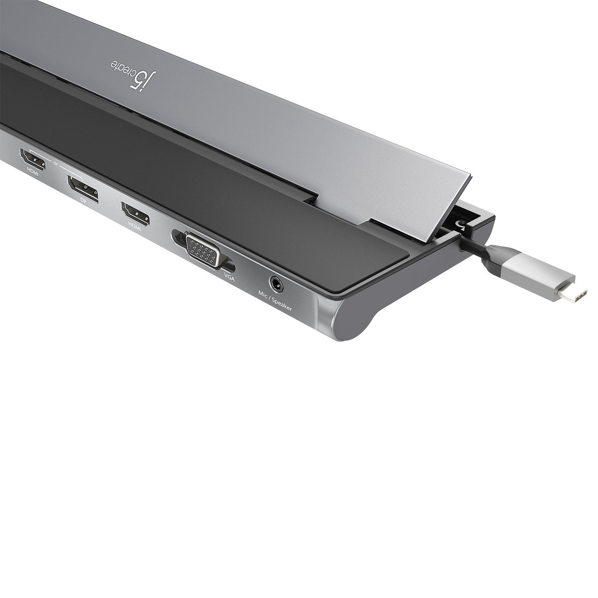 j5create JCD543-N USB-C Drievoudige Display Docking Station