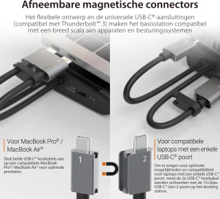 j5create JCD552-N M.2 NVMe USB-C Docking Station
