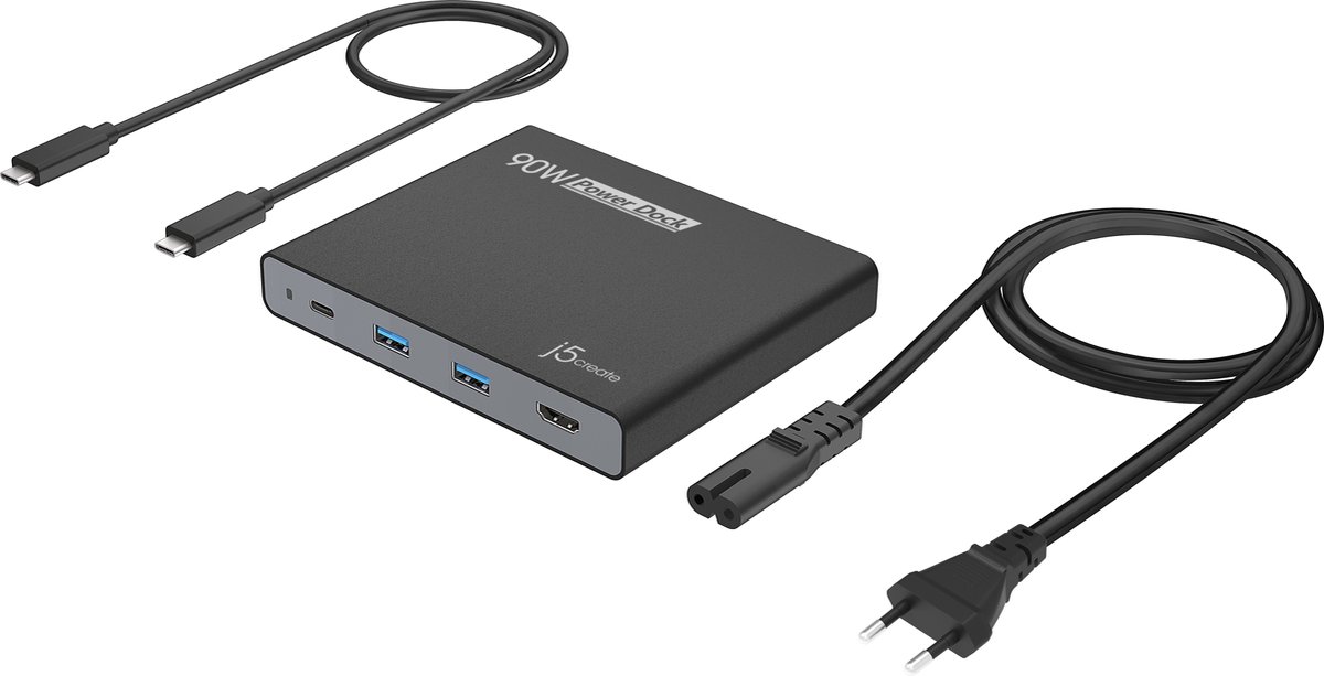 j5create JCDP392-EN USB-C Travel Dock 90W EU