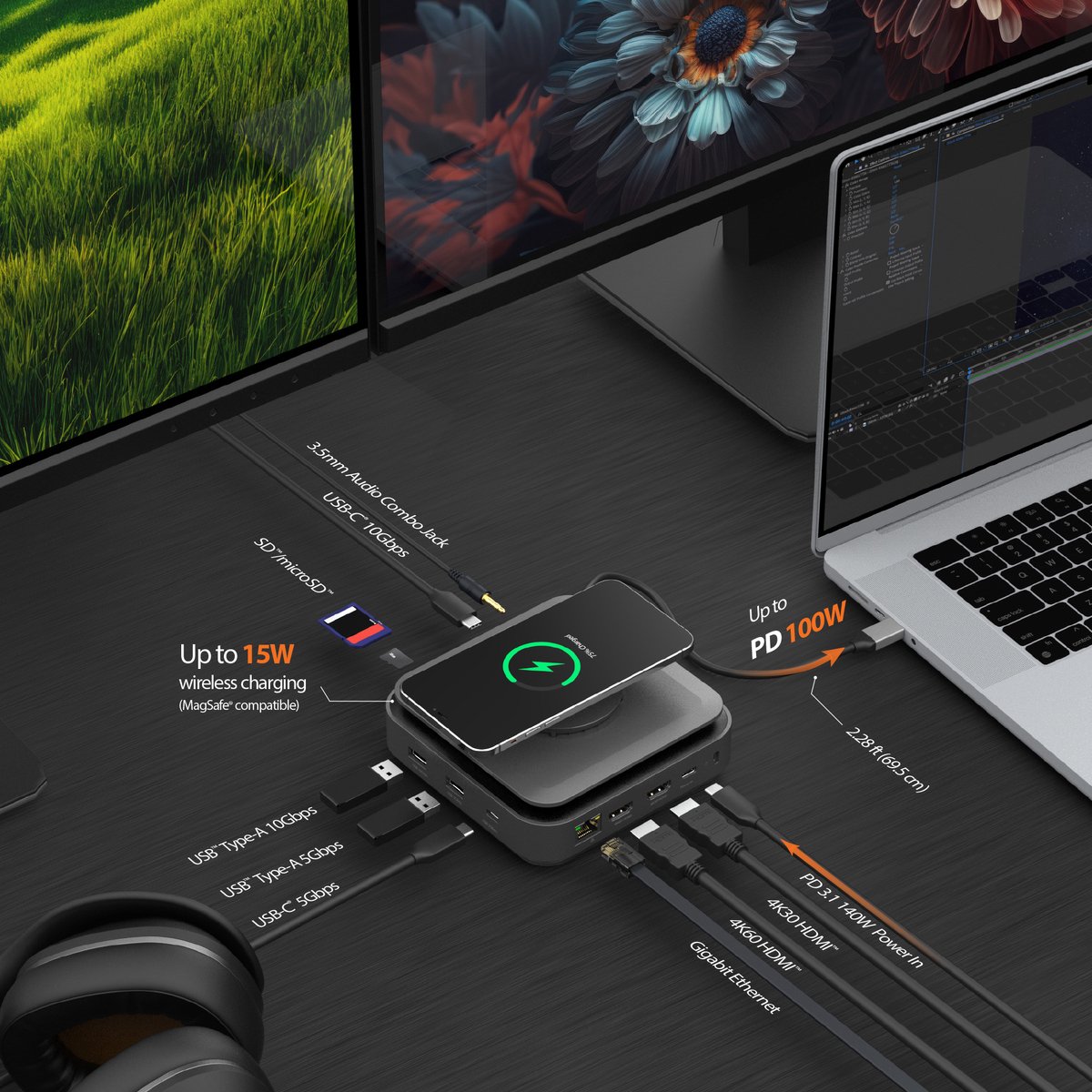 j5create USB-C Dual 4K HDMI Dock