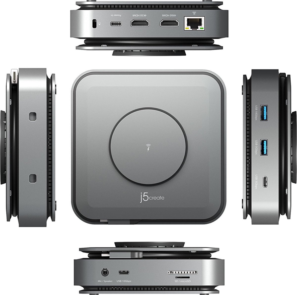 j5create USB-C Dual 4K HDMI Dock