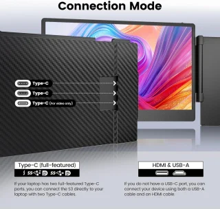 KEFEYA 14,1 inch draagbare monitor