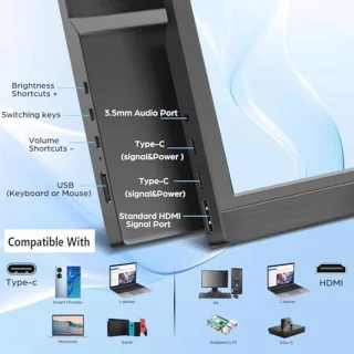 Kenowa 13,3 inch USB-C draagbare monitor