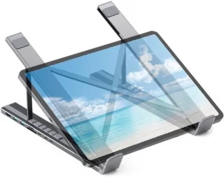 Laptop docking stand