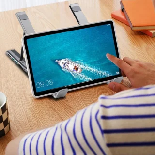 Laptop Docking Station - Multipoort Adapter - Zilver
