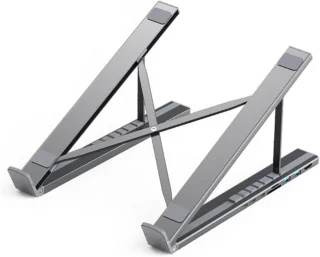 Laptop Docking Station Multiport Adapter Zilver