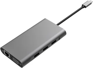 Laptop docking station type-c hub 10-in-1