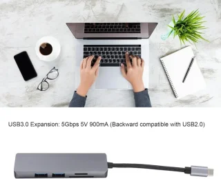 Laptop docking station - Type-C hub