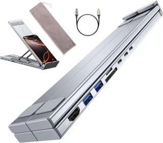 Laptop docking station usb-c hub 8-in-1