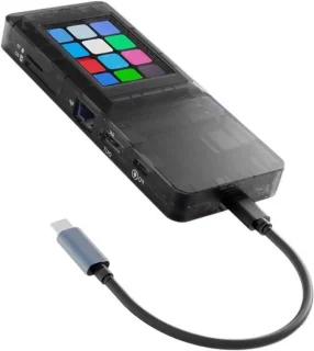 Laptop docking station USB-C hub adapter 8 in 1