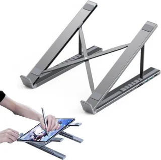 Laptop Docking Station - Zilver