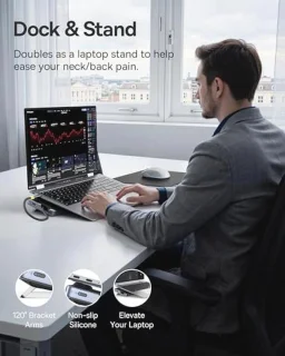 Laptop Dockingstation 12-in-1
