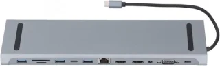 Laptop dockingstation - grijs