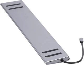 Laptop dockingstation - USB-C-hub - grijs