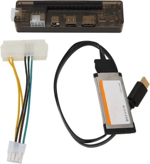 Laptop externe videokaart dock (Express Card)
