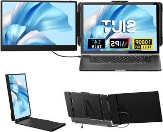 Laptop scherm extender 14 inch IPS FHD zwart