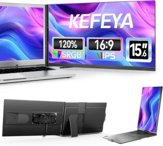 Laptop scherm extender 15.6 inch fhd donker