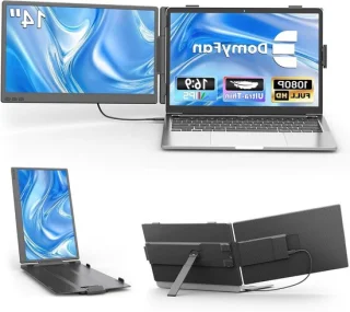 Laptop Scherm Extender - Draagbare Monitor 14 inch - Zwart