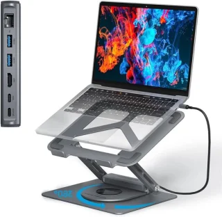 Laptop stand docking station verstelbare laptophouder