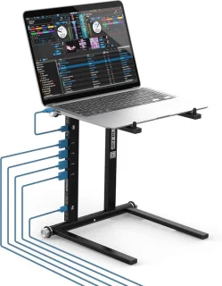 Laptop stand hub universeel zwart