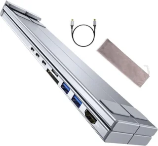 Laptop Verhoger Docking Station - Bureau Lift Hub - Ergonomisch Werken - Geïntegreerde Hub