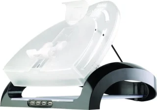 Laptop Werkstation - Laptopstandaard - Zwart Transparant