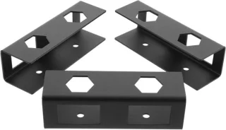 Laptophouder onder bureau zwart 10 x 3 x 3 cm
