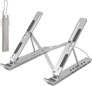 Laptopstandaard Dockingstation - 16 inch - Zilver