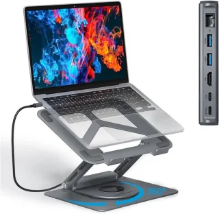 Laptopstandaard met Dockingstation