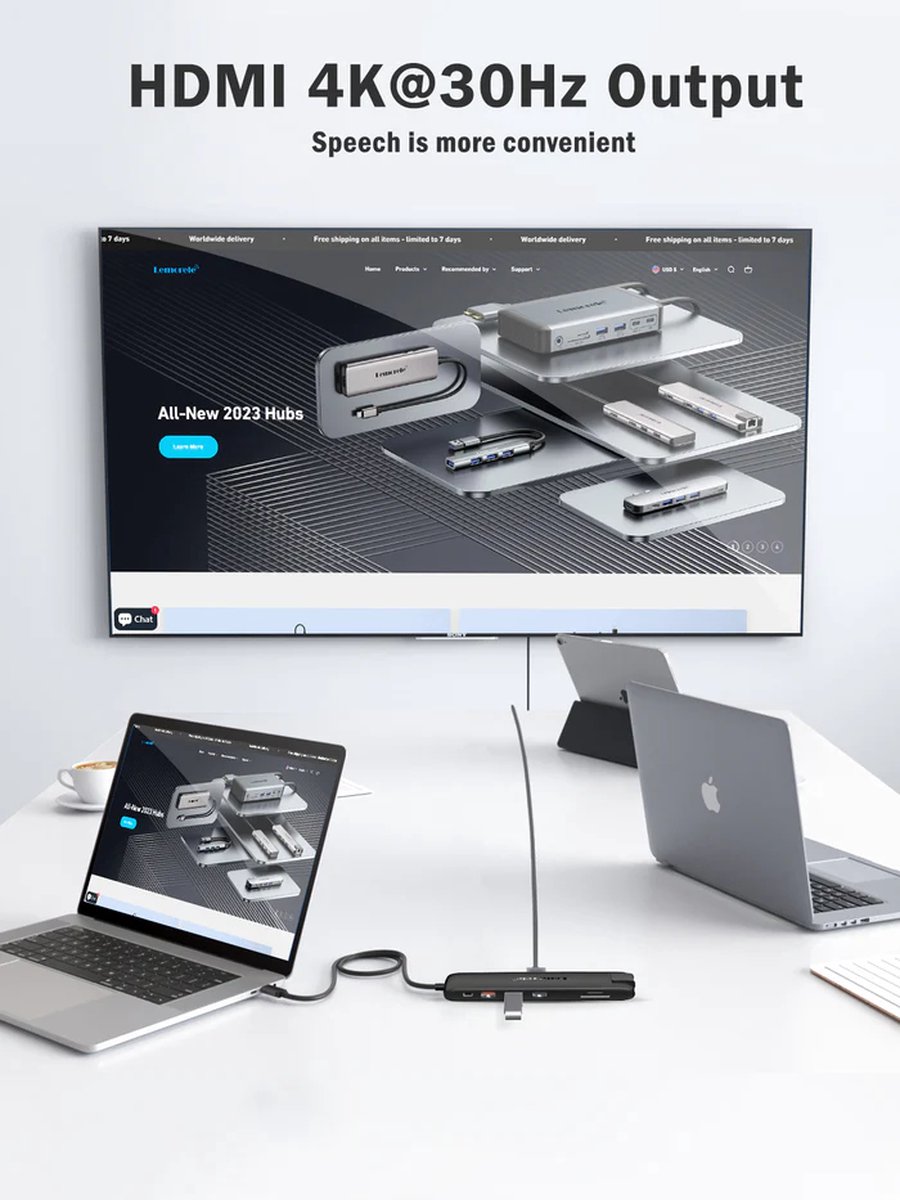 Lemorele TC96 USB-C 13-in-1 Docking Station