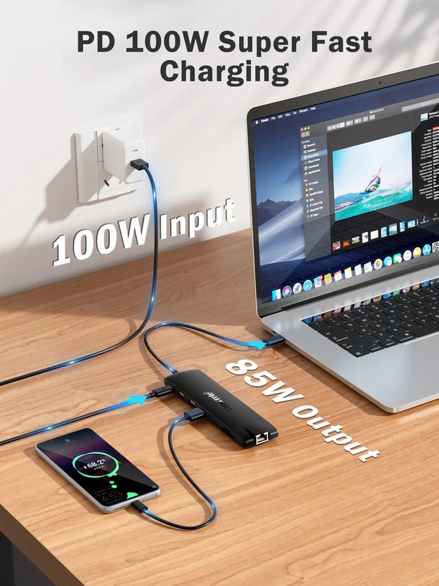 Lemorele TC96 USB-C 13-in-1 Docking Station