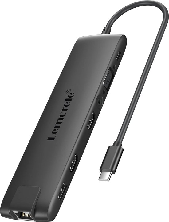 Lemorele TC96 USB-C 13-in-1 Docking Station