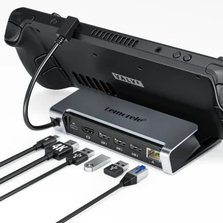 Lemorele X23L 6-in-1 Docking Station zwart