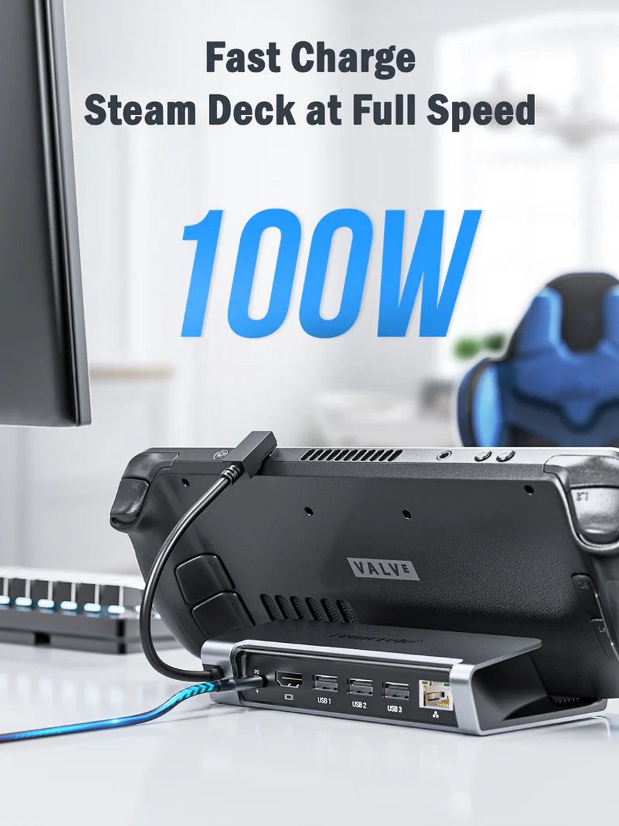 Lemorele X23L 6-in-1 Docking Station zwart