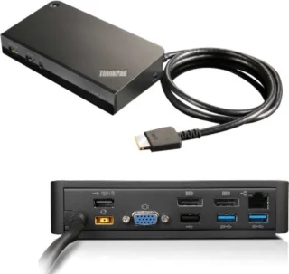 Lenovo 03X6296 OneLink+ Laptop Dock Zwart