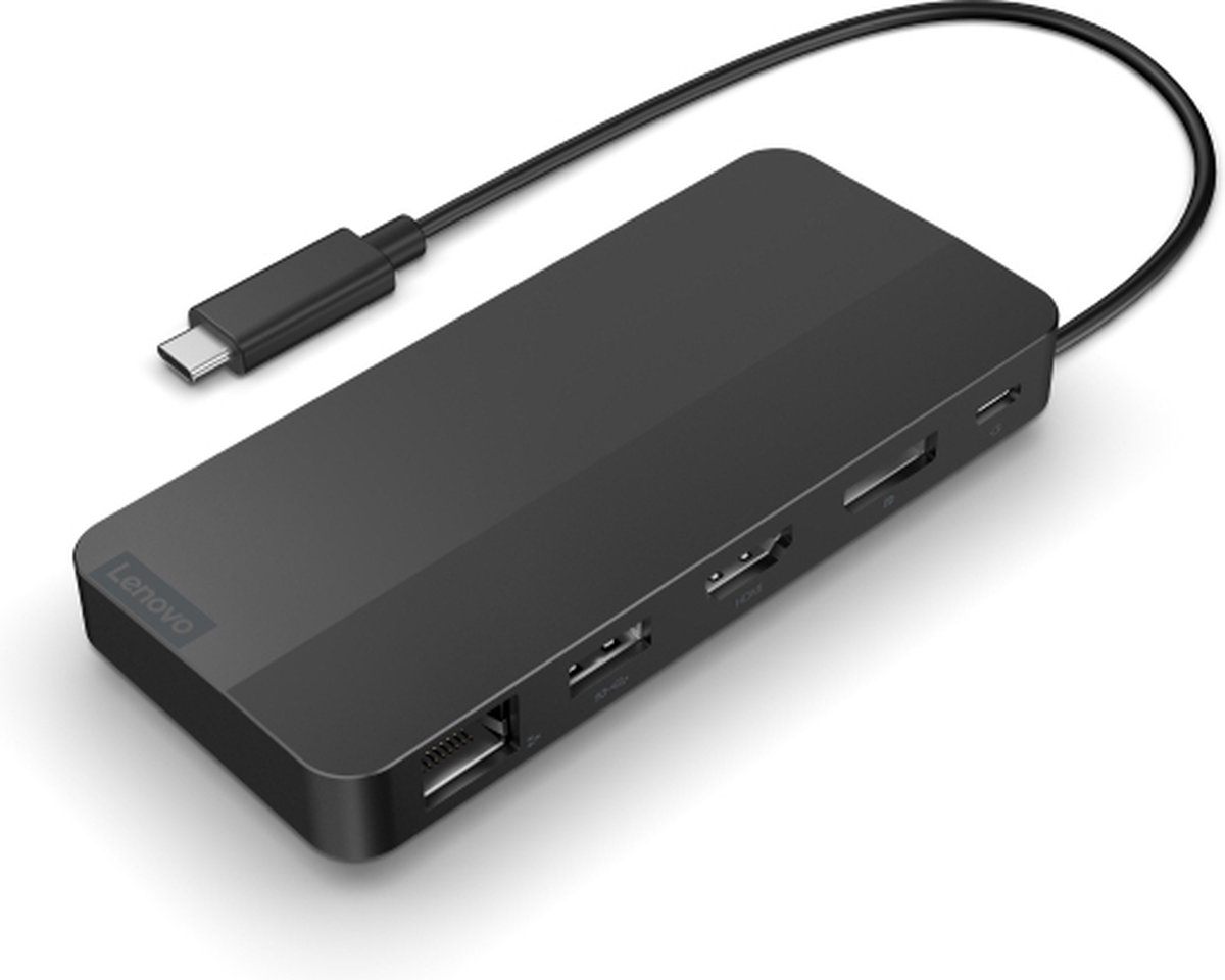 Lenovo 40B90000WW USB-C Laptop Dock Zwart