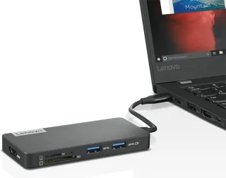 Lenovo GX90T77924 USB-C Laptop Dock Grijs