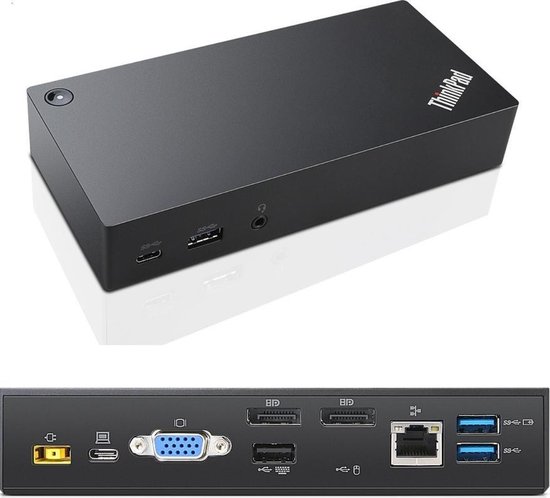 Lenovo ThinkPad USB-C Docking Station 90W Zwart