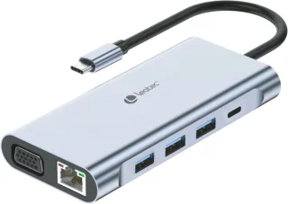 Leotec LEDS01 Dockingstation Grijs