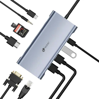 Leotec LEDS01 Dockingstation Grijs