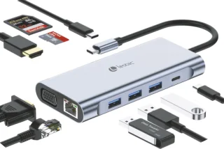 Leotec LEDS01 Dockingstation Grijs
