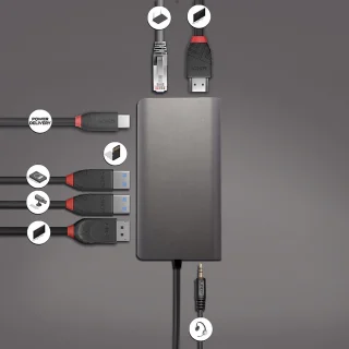 LINDY Universeel USB-C Dockingstation