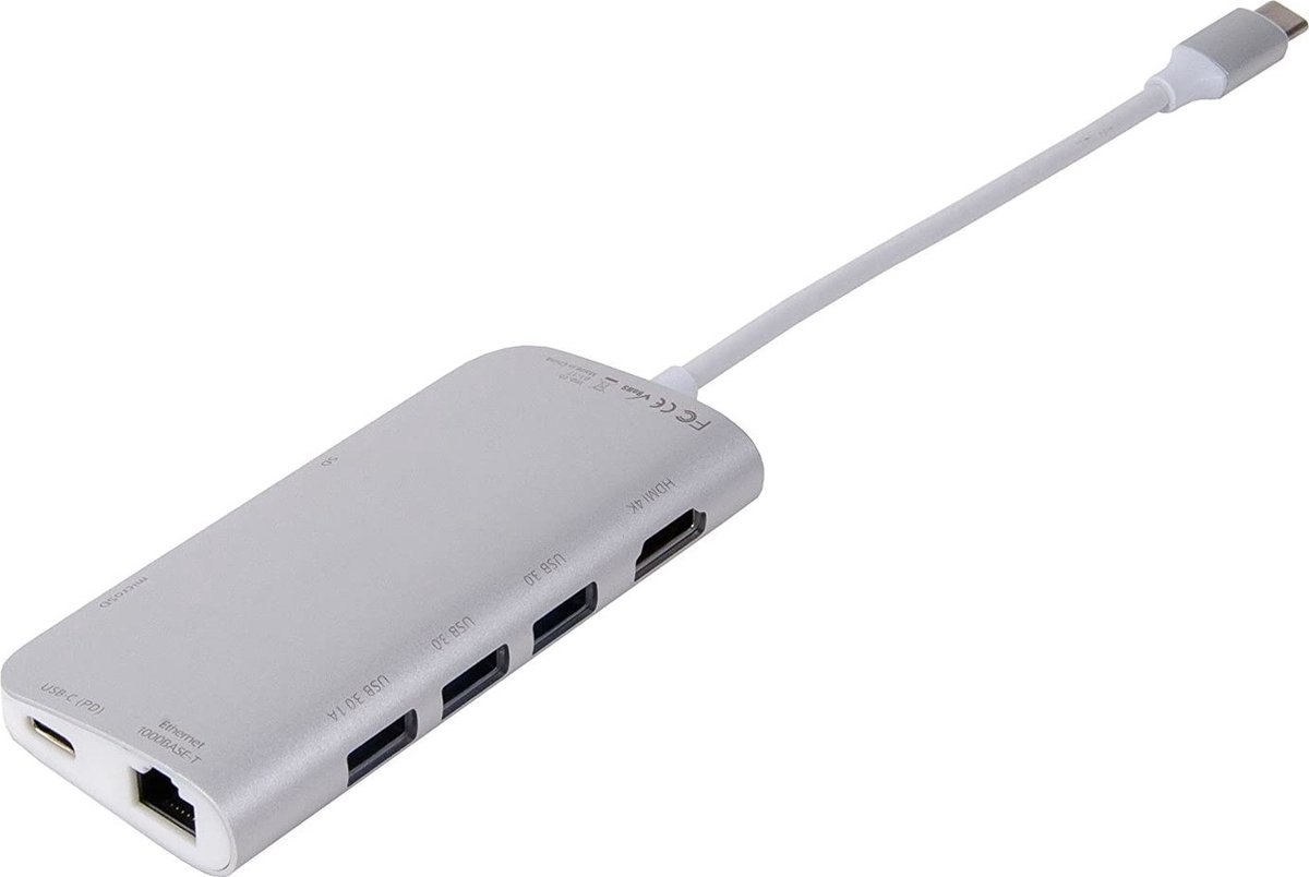 LMP Thunderbolt 3 Mini Dock Zilver voor MacBook