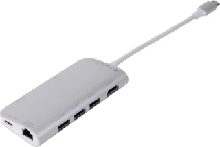 LMP Thunderbolt 3 Mini Dock Zilver voor MacBook