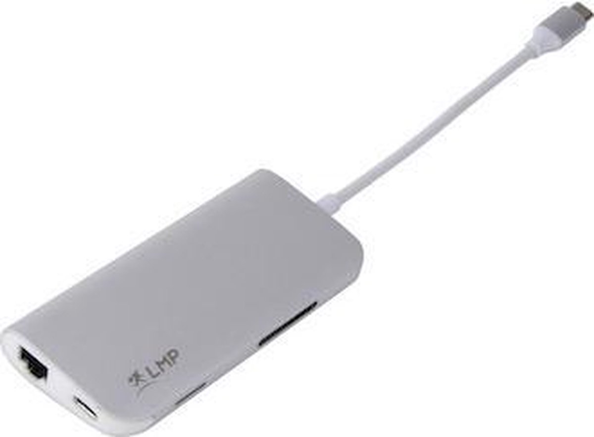 LMP Thunderbolt 3 Mini Dock Zilver voor MacBook