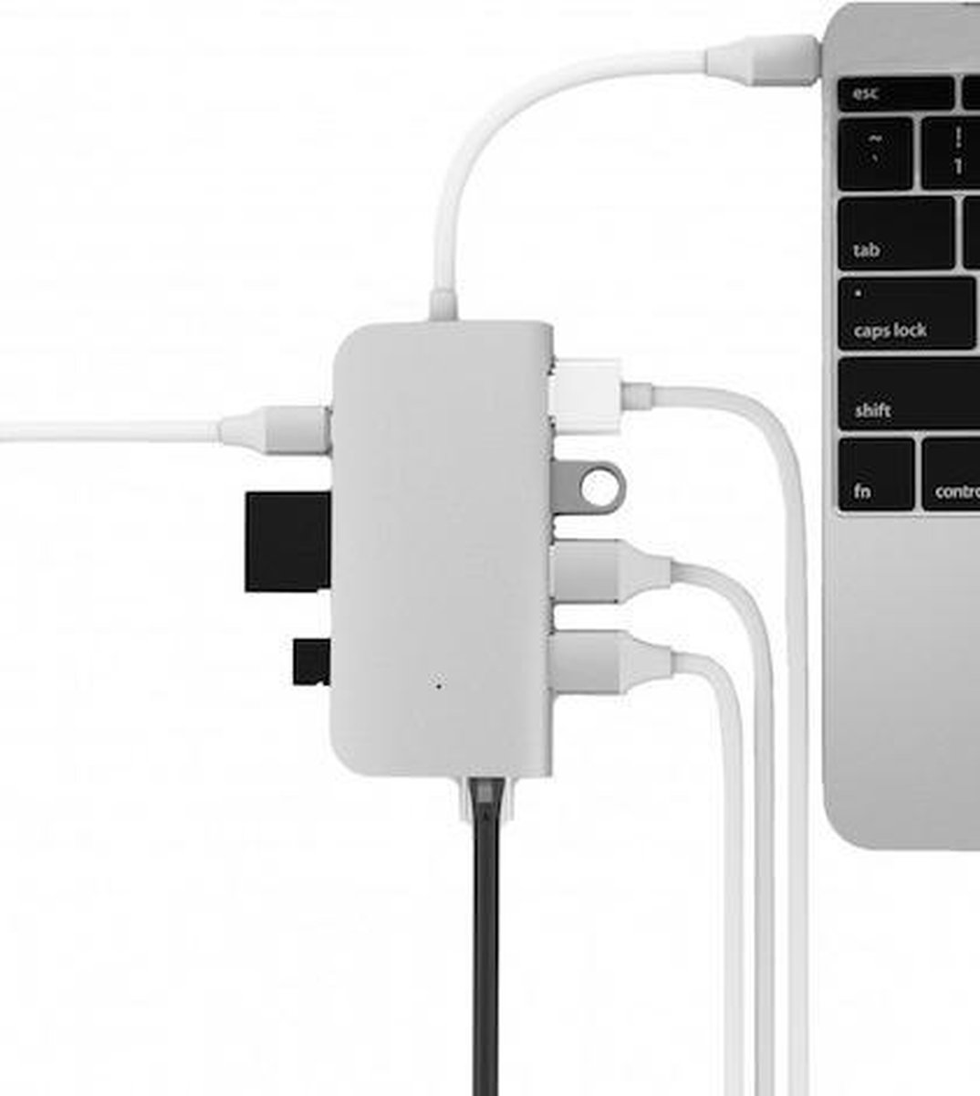 LMP Thunderbolt 3 Mini Dock Zilver voor MacBook